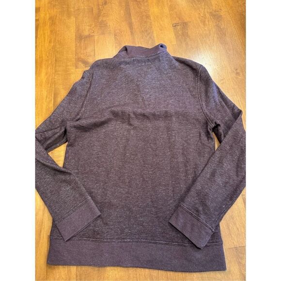 Men’s banana republic elbow, patch, quarter zip sweatshirt, size large - Picture 3 of 3